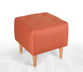Atelier Del Sofa Puf Bohemio Naranja